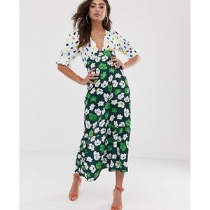 ASOS DESIGN plunge maxi dress NWT